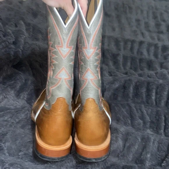 🎀Horse Power Mens Gunny Jimmy Royal Jimmy Leather Cowboy Boots! - Picture 4 of 10